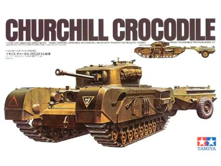 TAMIYA 1 35 BRITISH CHURCHILL CROCODILE FLAMETHROWER TANK on Sale