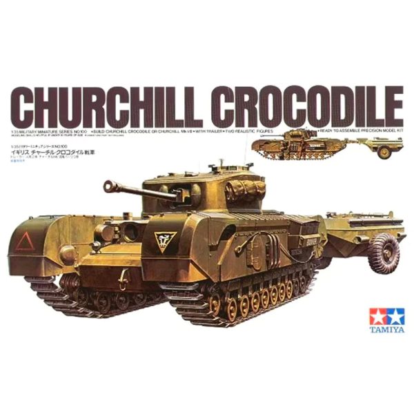 TAMIYA 1 35 BRITISH CHURCHILL CROCODILE FLAMETHROWER TANK on Sale