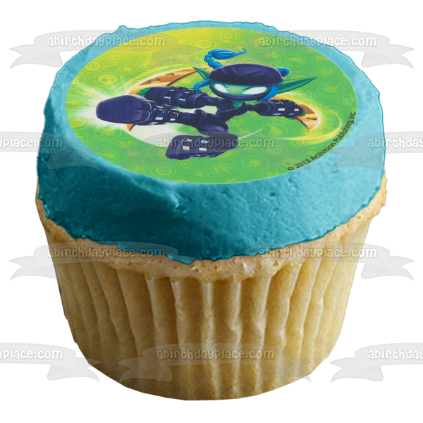 Skylanders Swap Force Silent but Deadly Ninja and Stealth Elf Edible Cake Topper Image ABPID03398 Fashion