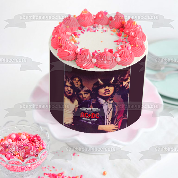 AC DC Highway to Hell Album Cover Edible Cake Topper Image ABPID01112 Online Hot Sale