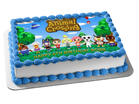 Welcome to Animal Crossing K. K. Slider and Friends Edible Cake Topper Image ABPID01079 Online