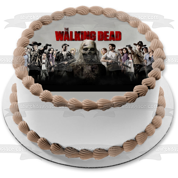 The Walking Dead Rick Carl and Lori Edible Cake Topper Image ABPID03342 For Cheap