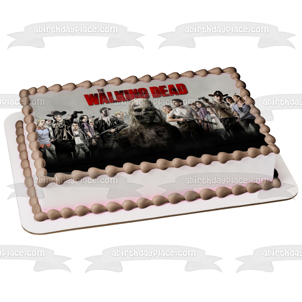 The Walking Dead Rick Carl and Lori Edible Cake Topper Image ABPID03342 For Cheap