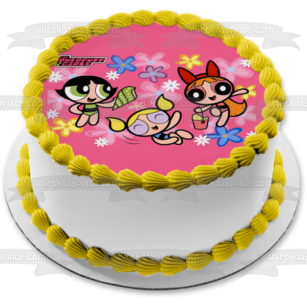 Power Puff Girls Blossom Bubbles and Buttercup Edible Cake Topper Image ABPID03330 Online Hot Sale