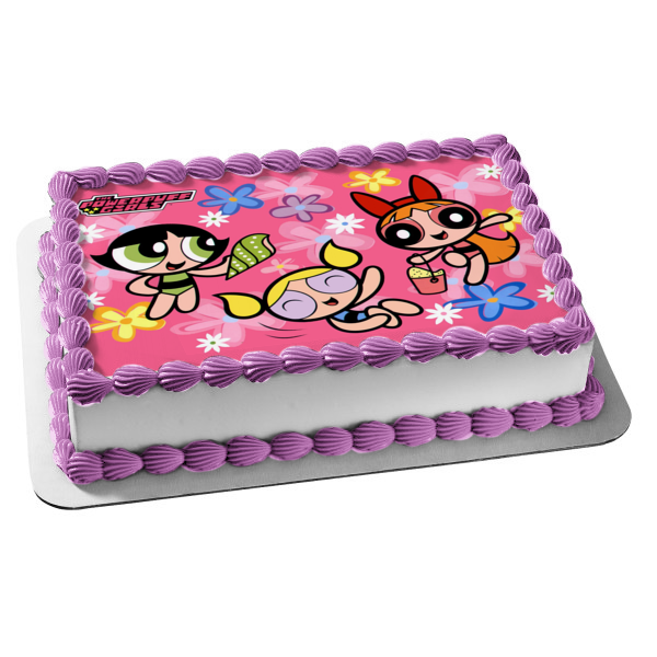 Power Puff Girls Blossom Bubbles and Buttercup Edible Cake Topper Image ABPID03330 Online Hot Sale