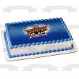 WWE Summer Slam World Wrestling Entertainment Fireworks Blue Background Edible Cake Topper Image ABPID01306 Discount