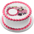 Minnie Mouse Flowers and Bows Budding Beauty Edible Cake Topper Image Frame ABPID03420 Cheap