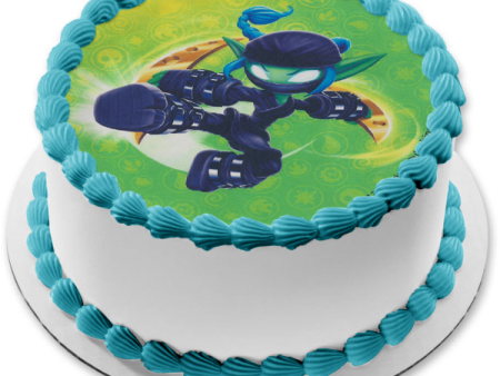 Skylanders Swap Force Silent but Deadly Ninja and Stealth Elf Edible Cake Topper Image ABPID03398 Fashion