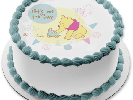 Winnie the Pooh Baby Shower Pink Blue Edible Cake Topper Image ABPID03314 Hot on Sale