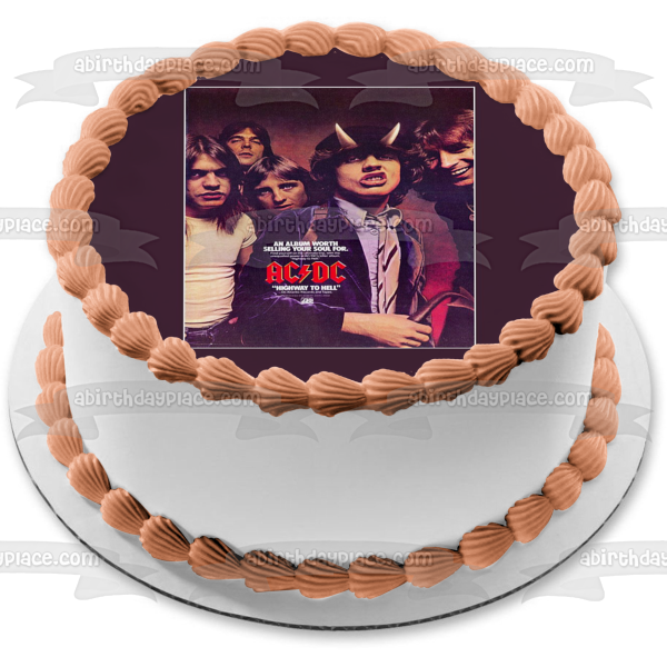 AC DC Highway to Hell Album Cover Edible Cake Topper Image ABPID01112 Online Hot Sale