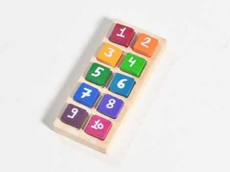 10 Frame with 10 number tiles For Sale