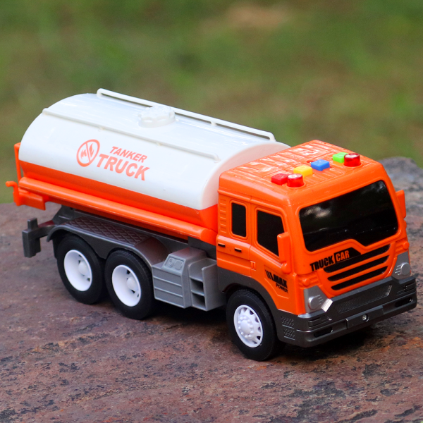 City Transporter Tanker Truck (1:16 Scale) - With Light & Sound Online Hot Sale