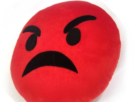 Sterling  Emoji  Cushion (Red) - 30 cm For Sale