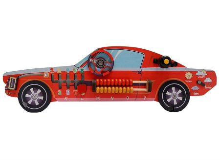 7 in 1 Activities Racing Red Busy Board Car (Red Colour) Online now