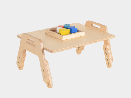 Large Montessori Chowki Study & Play Floor Table- Adjustable Height Online now