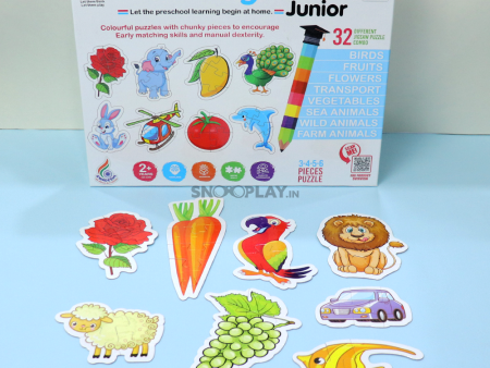 Knowledge Bank Junior (32 Different Puzzle Combinations) - Educational Game For Kids Hot on Sale