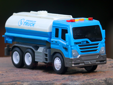 City Transporter Water Sprinkler Truck (1:16 Scale) - With Light & Sound Online Hot Sale