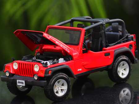 Licensed Jeep Wrangler Rubicon (Open Roof) Diecast Car Model (1:18 Scale) Online Hot Sale