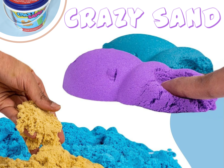 Crazy Sand Tub For Kids (1 Kg Sand With 16 Moulds) Online