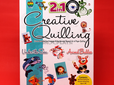 2 in 1 Creative Quilling Art & Craft Activity Game For Kids For Sale