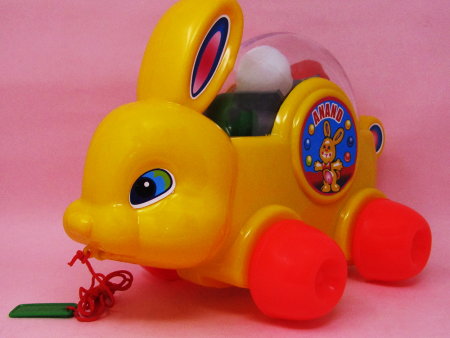 Anand Baby Bunny - Pull Along Toy Rabbit For Kids (With Coloured Balls) Discount