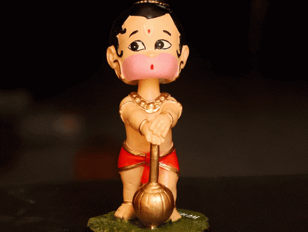 Little Hanuman Bobblehead Figurine Online now