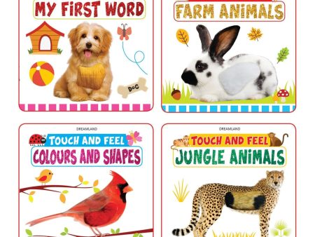 Touch and Feel Series - (4 Titles) Activity Books Cheap