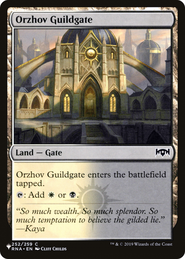 Orzhov Guildgate [The List] Online