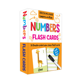 Flash Cards Numbers  - 30 Double Sided Wipe Clean Flash Cards for Kids (With Free Pen) Online