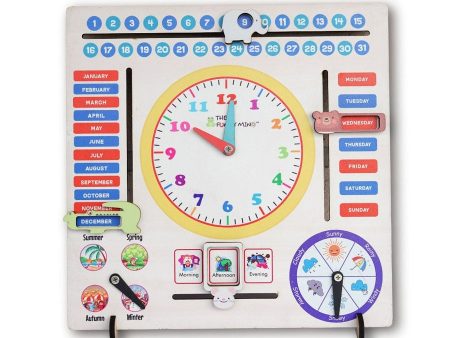 7 Activities Jumbo Teaching Clock & Calendar For Sale