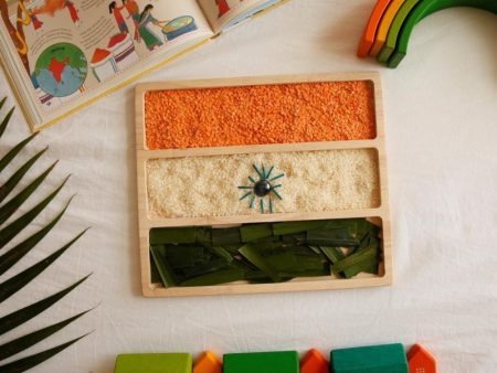 3 Part Montessori Flag Tray- Independence day Special Limited addition Sale