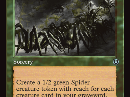 Spider Spawning (Retro Frame) [Innistrad Remastered] For Discount