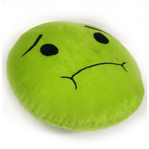 Sterling  Emoji  Cushion (Green) - 30 cm For Sale