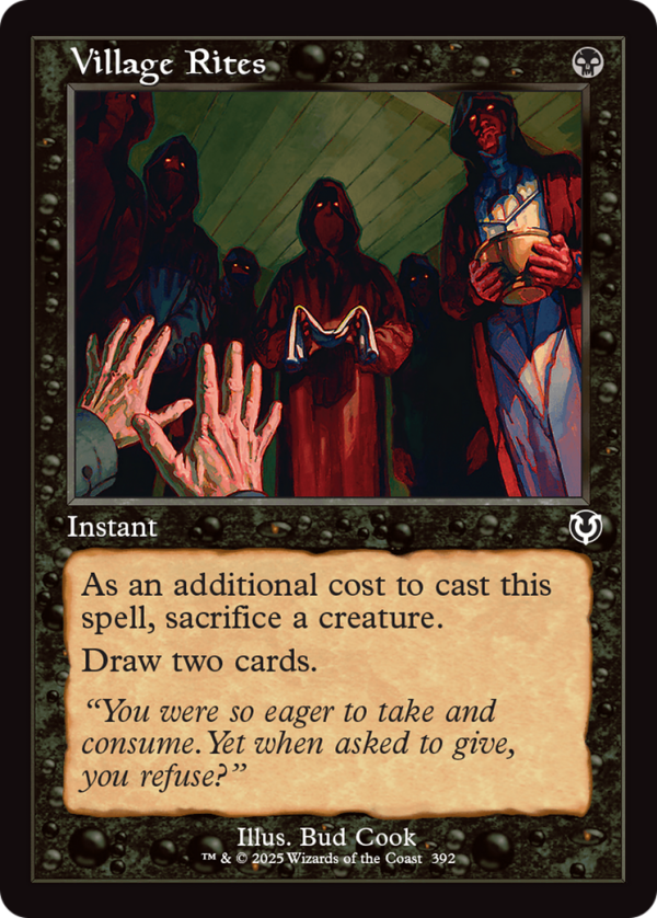 Village Rites (Retro Frame) [Innistrad Remastered] Discount