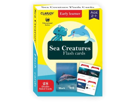 Sea Creatures Double Sided Flash Cards For Sale