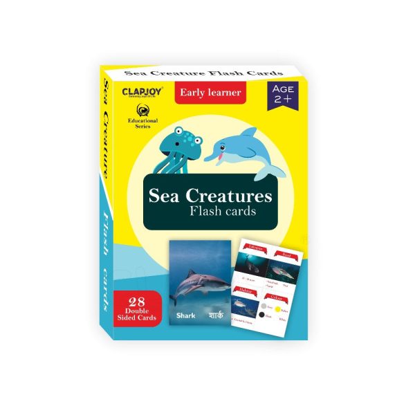 Sea Creatures Double Sided Flash Cards For Sale