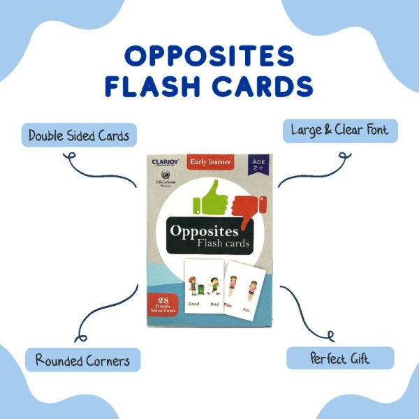 Opposite Words  Double Sided Flash Cards For Cheap