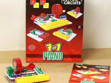 7 in 1 Piano Circuit Game - STEAM Game For Kids (Engineering Game) Cheap