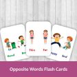 Opposite Words  Double Sided Flash Cards For Cheap