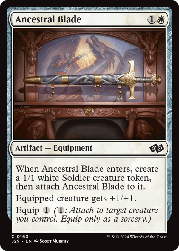 Ancestral Blade [Foundations Jumpstart] Hot on Sale