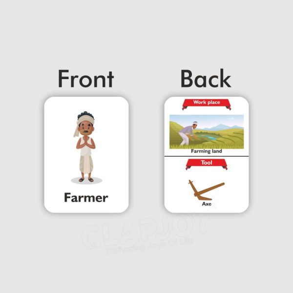 Community Helpers Double Sided Flash Cards Online now