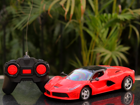 Remote Control Super Car with Opening Doors For Kids | Red | Minor Defect Sale | COD Not Available Online Hot Sale