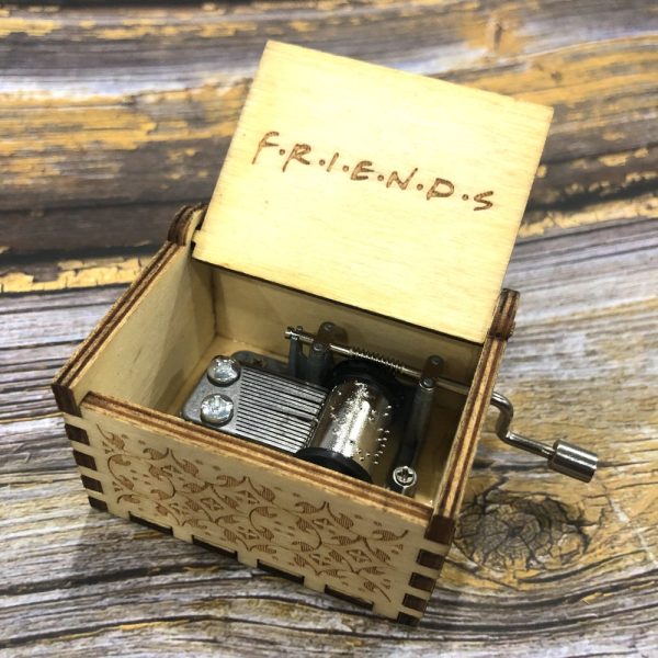 FRIENDS TV Show Music Box (Hand Engraved Wooden Box) Online now