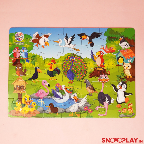 4 in 1 Animal World Jigsaw Puzzles For Kids Cheap