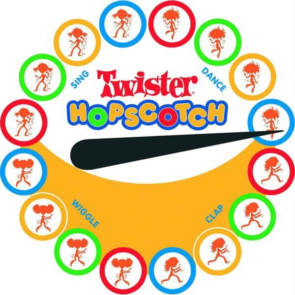 2 in 1 Twister and Hopscotch (With Spinner & Carrying Case) - Active Play Game For Cheap