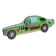 7 in 1 Activities Racing Green Busy Board Car (Green Colour) Fashion