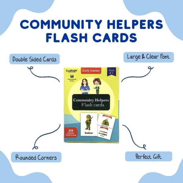 Community Helpers Double Sided Flash Cards Online now