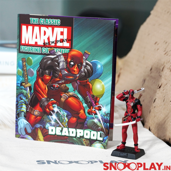 Deadpool Marvel Action Figure with (16-page Story Booklet on the Character Inside) For Cheap