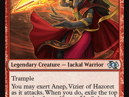 Anep, Vizier of Hazoret (Anime) [Foundations Jumpstart] on Sale