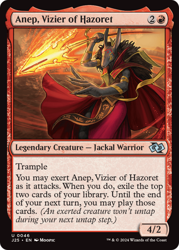 Anep, Vizier of Hazoret (Anime) [Foundations Jumpstart] on Sale